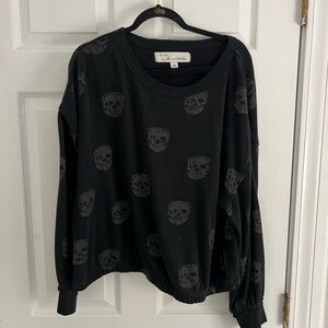 Vintage Havana Black Skull Sweater